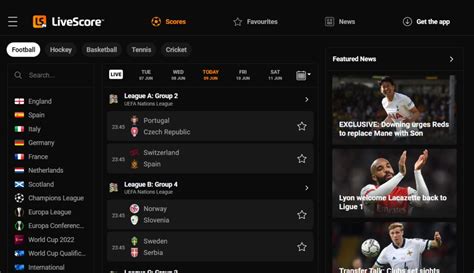 livescor mobi|LiveScore .